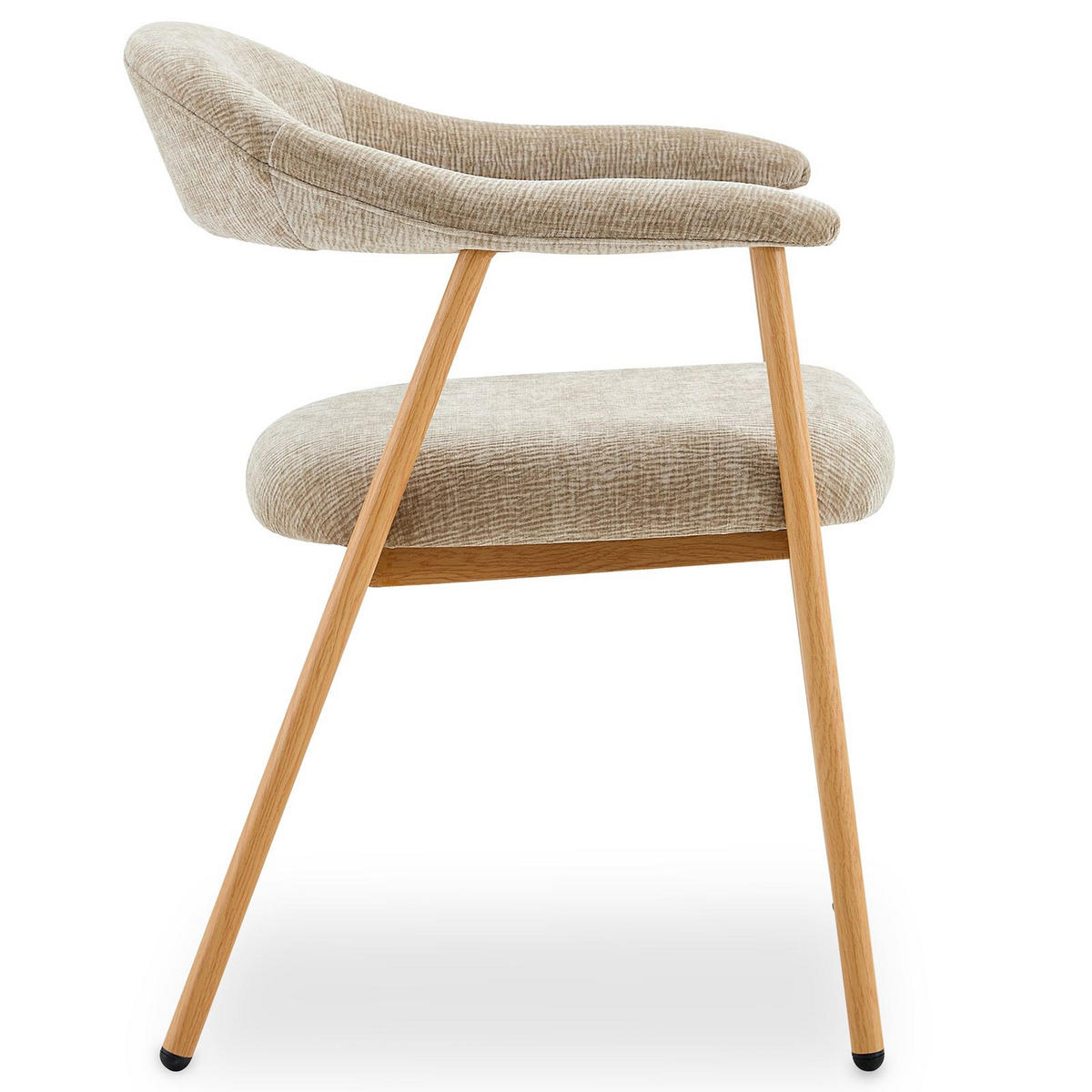 ESSZIMMERSTÜHLE ARLO 2er-Set beige - Beige, Textil (49/79/50cm) - IDIMEX