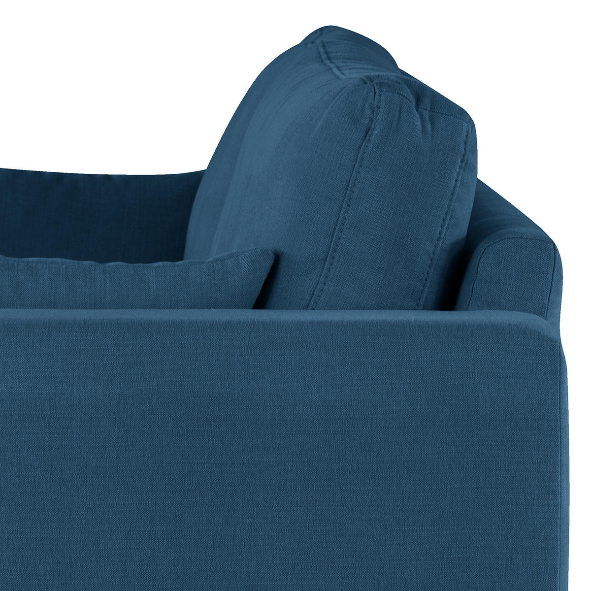 3-SITZER SOFA - Blau, Naturmaterialien (237/81/88cm) - home24