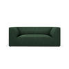 SOFA Ruby aus strukturiertem Stoff grün 2 Sitzplätze - Grün, Textil (174/69/93cm) - Micadoni