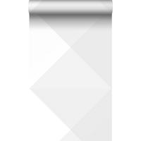 TAPETE große Dreiecke 53 cm x 10.05 m - Grau, Papier (53/0.1cm) - Origin Wallcoverings