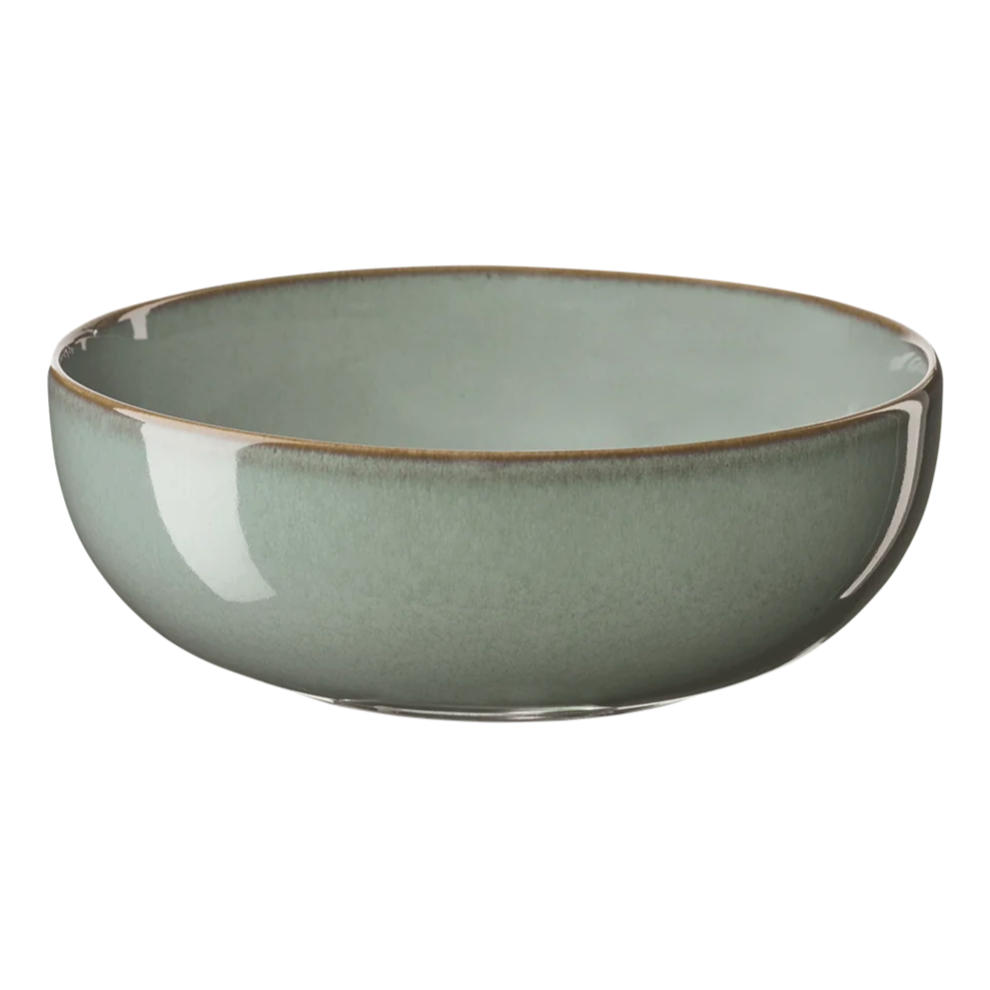 ASA Selection Suppenschalen / Schalen Saisons Eucalyptus ø 15 cm / 350 ml - 4 Stück - Grün, Keramik