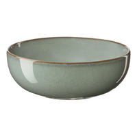 ASA Selection Suppenschalen / Schalen Saisons Eucalyptus ø 15 cm / 350 ml - 4 Stück - Grün, Keramik