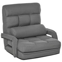 BODENSTUHL mit 5-Fach 78L x 62B x 70H cm Dunkelgrau - Dunkelgrau, Kunststoff (62/70/78cm) - HOMCOM