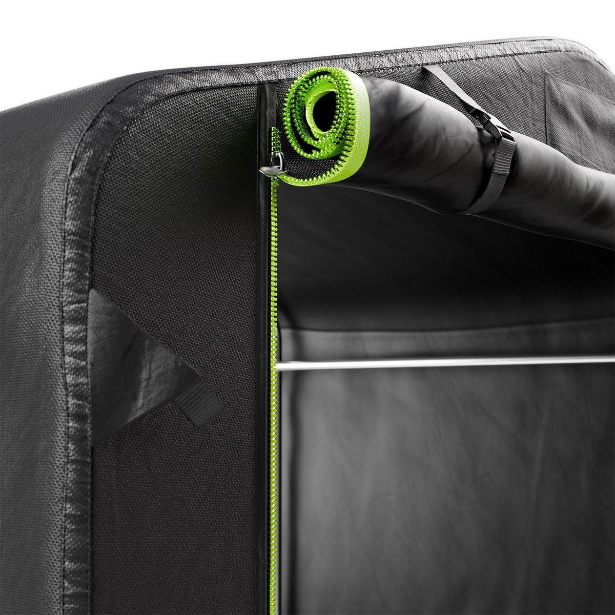 GERÄTEZELT M anthrazit 220/160/175 cm - Anthrazit, Metall (160/175/220cm) - Juskys