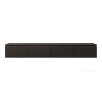TV-LOWBOARD Bemmi Schwarz 200 cm - Schwarz, Holzwerkstoff (200/28.4/31.8cm) - Selsey