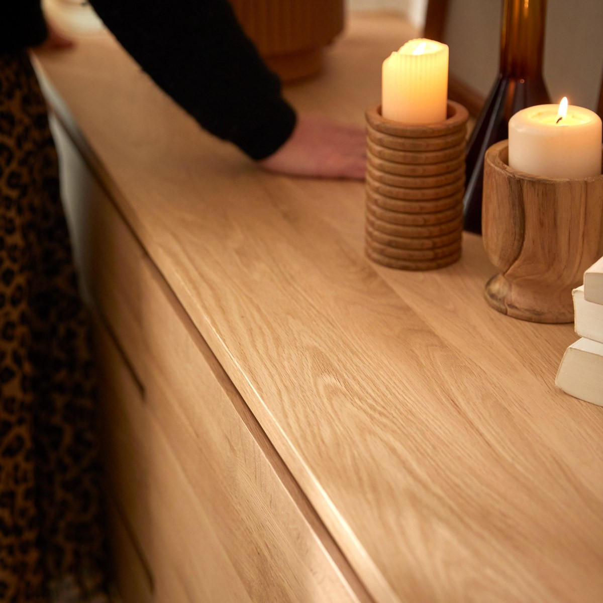 SIDEBOARD Esmée Natur aus Eiche - Naturfarben, Holz (177/76/45cm) - Tikamoon