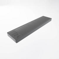 ABSTANDSHALTER Kunststoff 100 x 24 x 6 mm 500 Stück - Schwarz, Kunststoff - BAUHELD