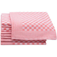 GESCHIRRTÜCHER, 10er-Set, 46x70 cm, 100% Baumwolle, Rot - Rot, Textil (46/70cm) - Zollner