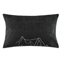 ZIERKISSENHÜLLE DAHEIM - Schwarz, Textil (50/30cm) - Sportalm Kitzbühel