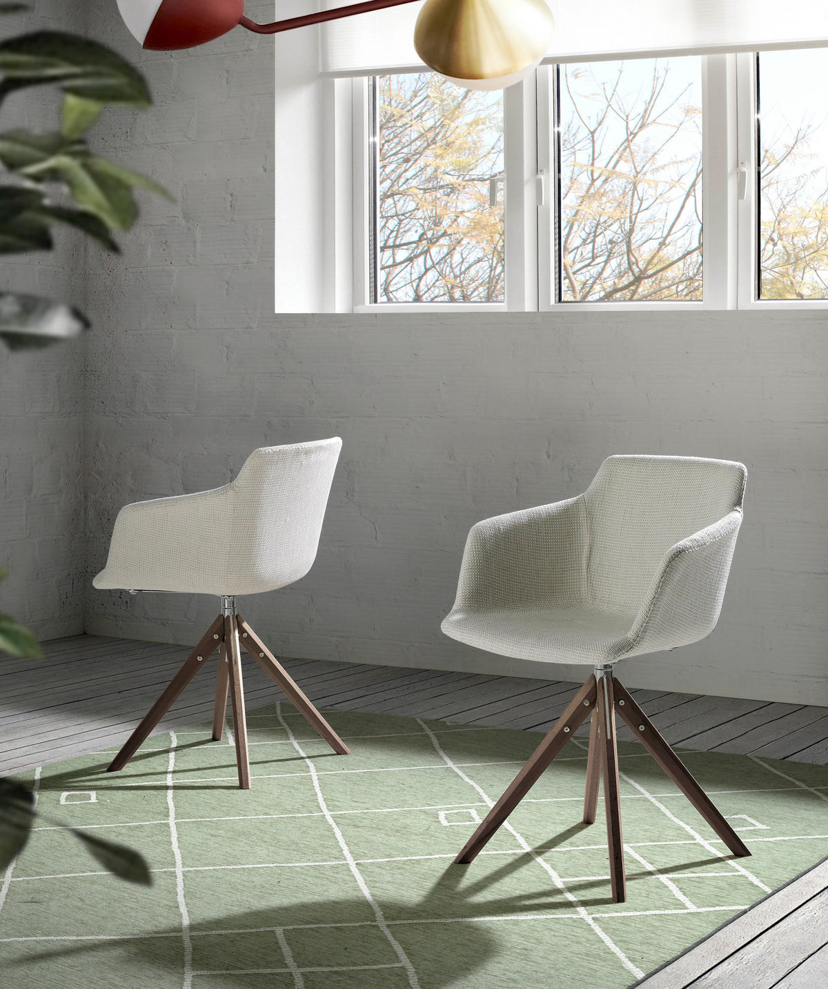 ESSZIMMERSTUHL Stoff Beige - Beige, Textil (58/81/54cm) - ANGEL CERDA