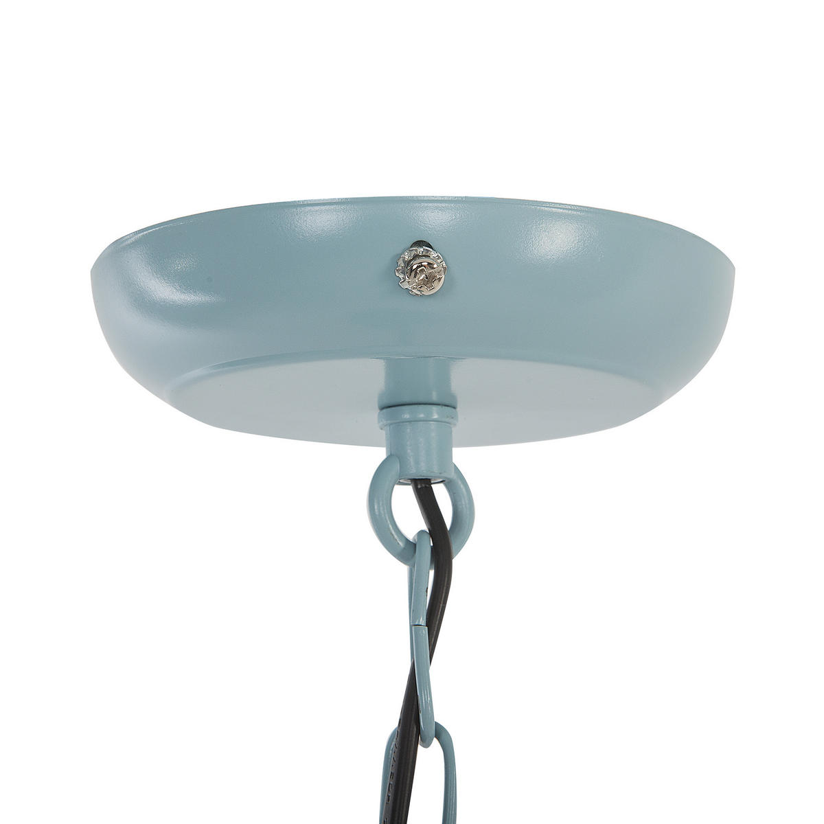 HÄNGELEUCHTE Didessa 32/32/85 cm - Blau, Metall (32/32/85cm) - Beliani