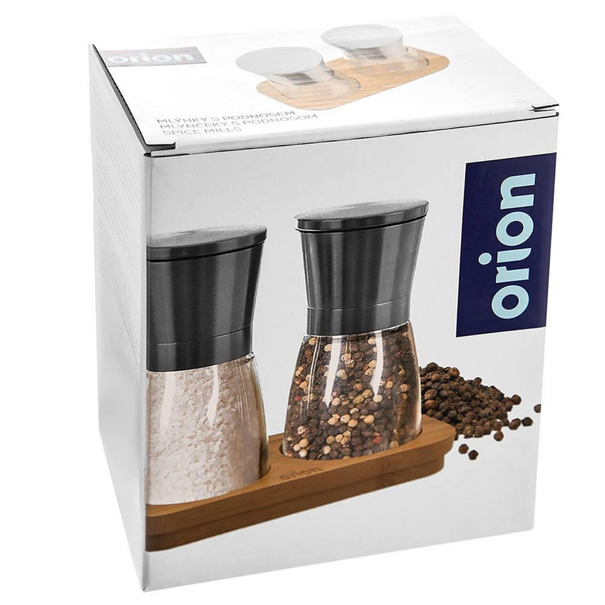 GEWÜRZMÜHLE-SET Transparent - Klar, Glas (9/14.5/17cm) - Orion 