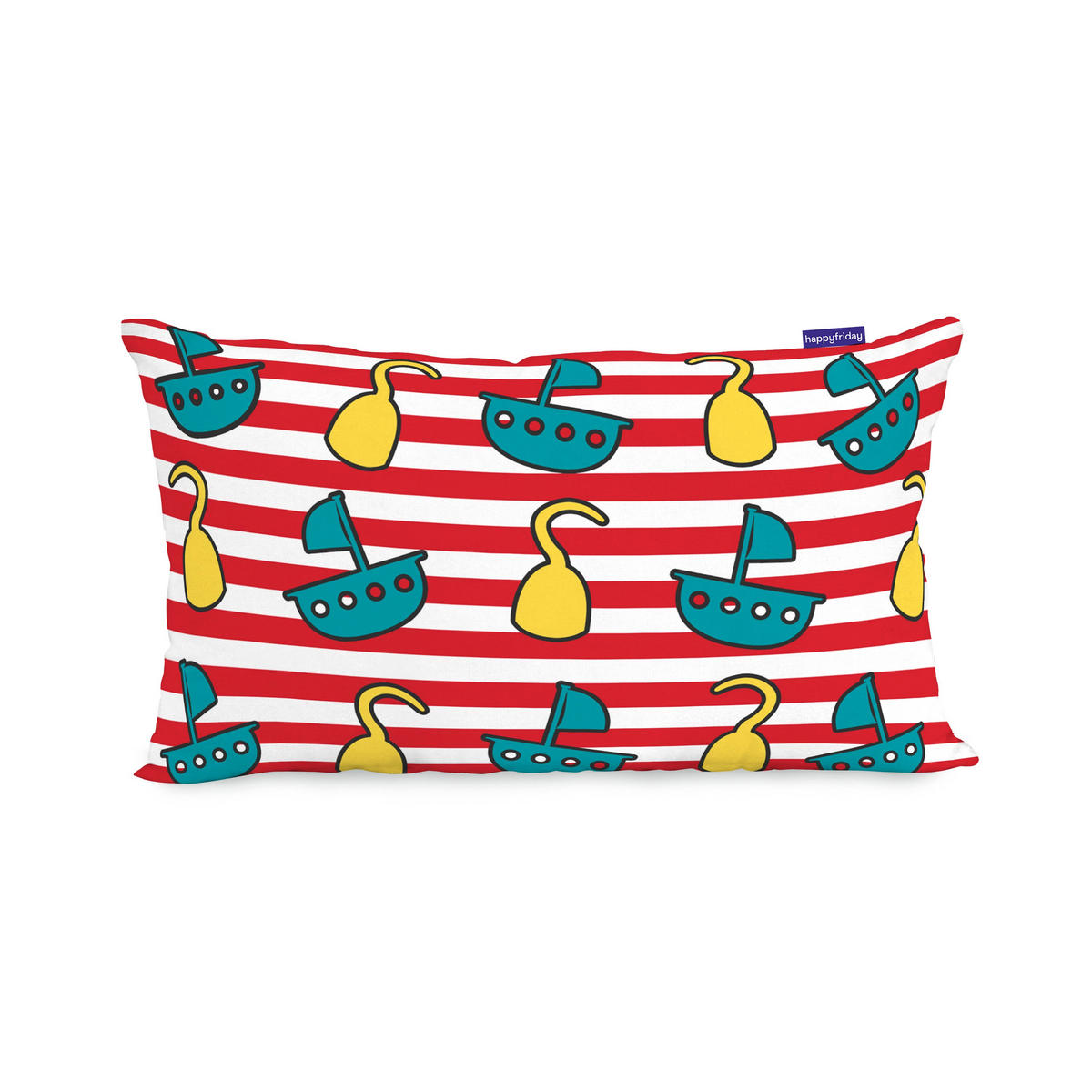 KISSENBEZUG flying boy 50x30 cm mehrfarbig - Multicolor, Textil (50/30cm) - Happy Friday