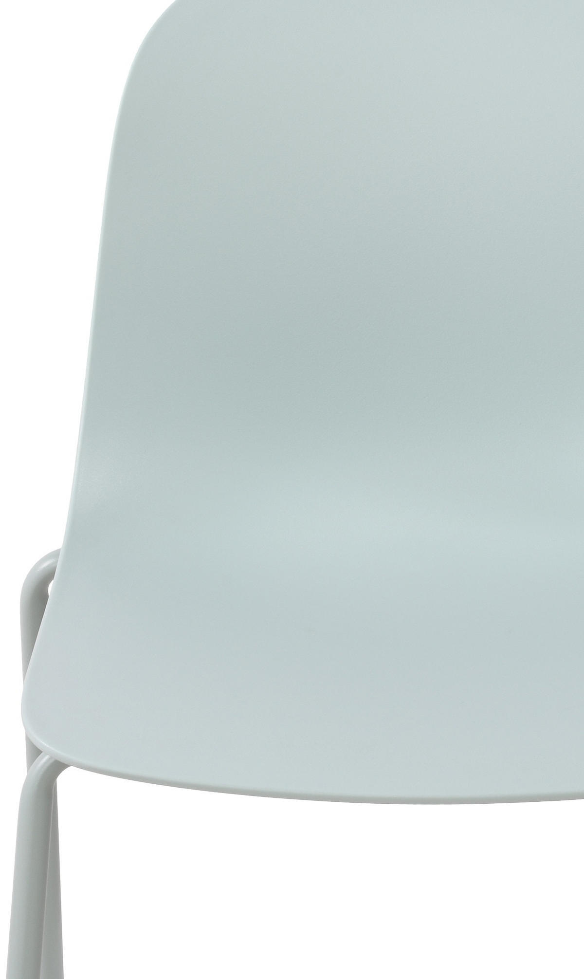 STAPELSTUHL 2er Set Kunststoff Türkis - Türkis, Kunststoff/Metall (51/85/53cm) - CLP