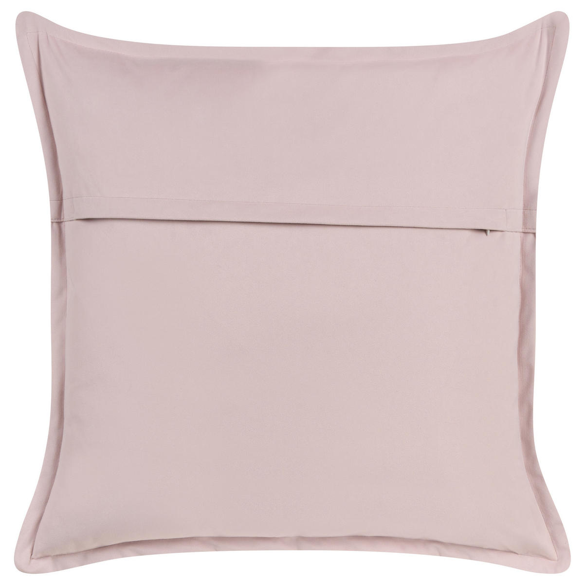 DEKOKISSEN 2er-Set Rosa 60/60 cm Eustoma - Pink, Textil (60/60cm) - Beliani