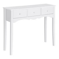 KONSOLENTISCH Weiß MDF 1 Stück - Weiß, Kunststoff (100/32/85cm) - GiPP