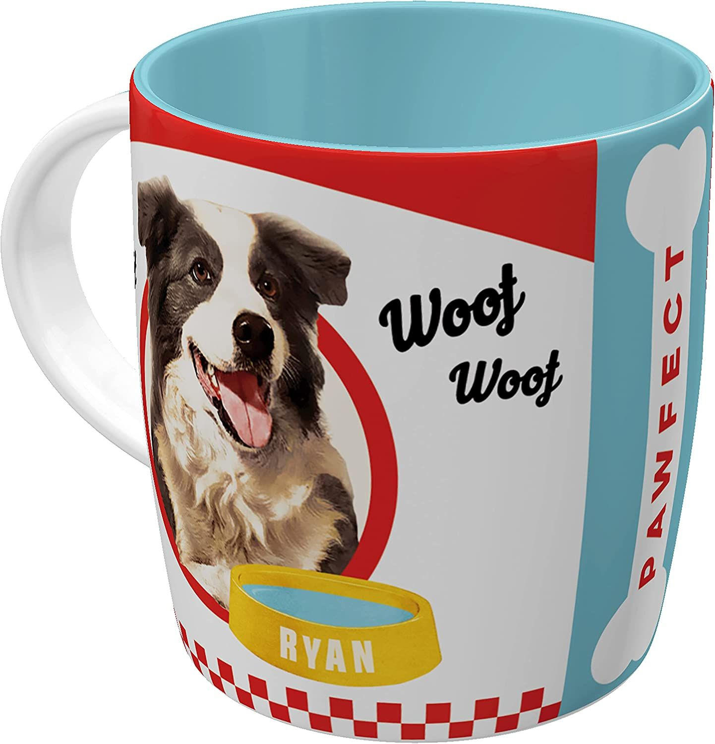 KAFFEETASSE 330 ml Animal Club Better Together Dogs - Multicolor, Keramik (0.33L) - Nostalgic-Art