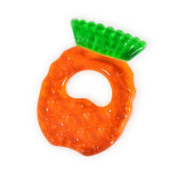 BEISSRING Ananas T1181 orange Kühlbeißring als Zahnungshilfe ab 3 Monate massiert - Orange, Kunststoff (8/11cm) - Moni