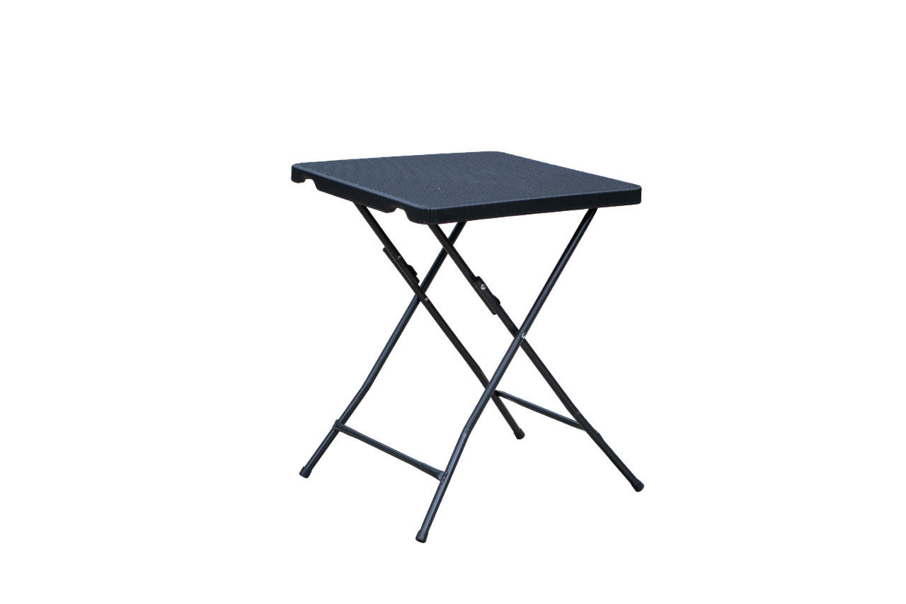 GARTENTISCH Mila - Anthrazit, Kunststoff (59/59/73cm) - Sedex