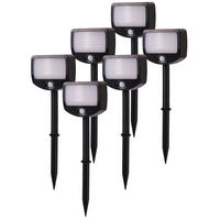 LED-BATTERIE-SICHERHEITSLEUCHTE - mit Bewegungsmelder und Funk-Aktivierung für Garten und Terrasse, 6er-Set - Weiß, Kunststoff (3.9/9/31.7cm) - Northpoint
