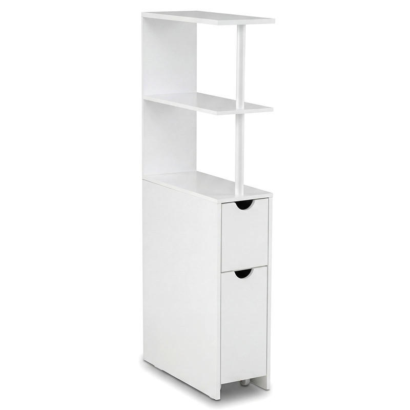 Costway Nischenschrank Weiß 45x114x20 cm