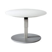 FUNKTIONSTISCH höhenverstellbar Cali 80 x 80 x 39-76 Couchtisch Weiß/Perlsilber - Weiß, Holz (80/80/39cm) - 58aufmkessel