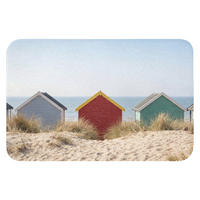WC PŘEDLOŽKA Pláž - Chaty - Barevné - Duny 60x40 cm - různobarevná, textil/plast (60/1cm) - OnlyWow