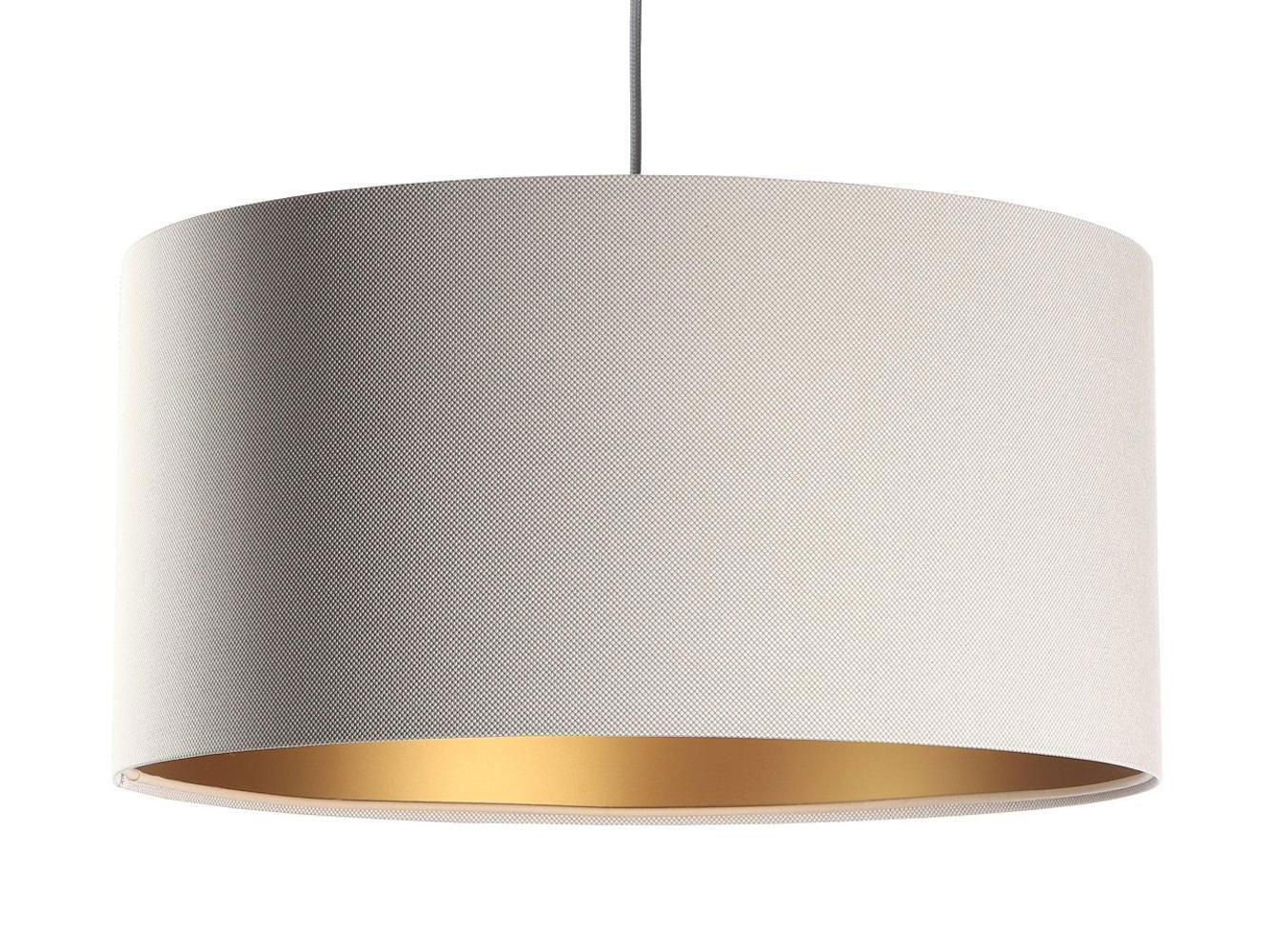 HÄNGELEUCHTE Gold 50/25 cm - Beige/Goldfarben, Kunststoff (50/0.8/25cm) - ONZENO