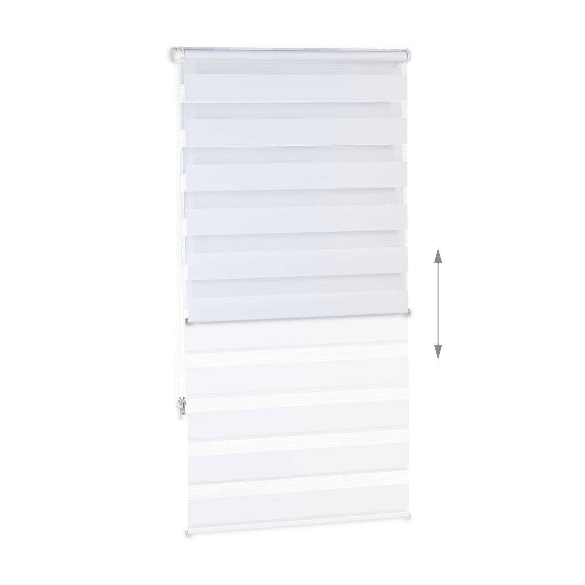 DOPPELROLLO Klemmfix - Multicolor, Kunststoff/Textil (69.5/156/6.5cm) - Relaxdays