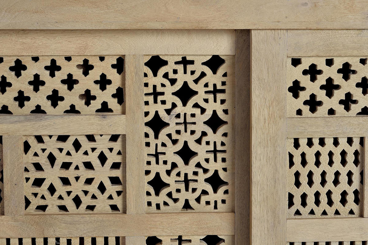 SIDEBOARD aus Mangoholz und Metall - Braun, Holz (40/95/190cm) - Giner y Colomer