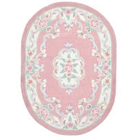 HANDTUFTTEPPICH Ming 190x290 cm - Rosa, Textil (190/290cm) - THEKO