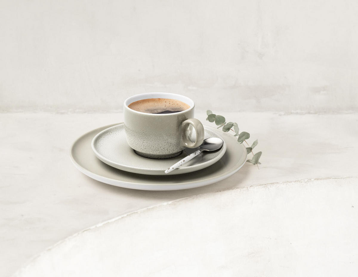 KAFFEETASSEN OHNE HENKEL Sento Home Aura cream 210 ml - Creme, Keramik (0.21L) - Seltmann Weiden