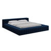 POLSTERBETT mit Lattenrost 200x260 Blau - Blau/Schwarz, Kunststoff/Textil (140/200cm) - Makamii