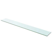 WANDBOARD 110/15/0,8 cm aus Glas Transparent - Transparent, Glas (110/0.8/15cm) - vidaXL