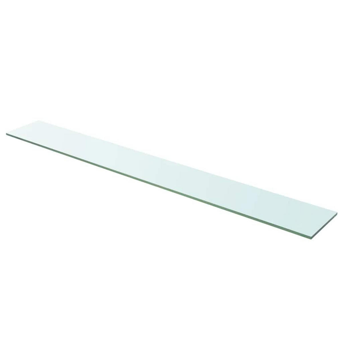 WANDBOARD 110/15/0,8 cm aus Glas Transparent - Transparent, Glas (110/0.8/15cm) - vidaXL