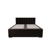BOXBETT ZILANO 2 mit Matratze H3 und Topper 180x200 Itaka 41 - Dunkelbraun, Holz/Textil (180/200cm) - Bedante