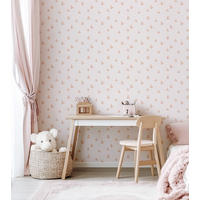 VLIESTAPETE Cherry, Schmetterlinge 50 cm x 10 m, rosa - Pink/Koralle, Papier (1000/50cm) - Lilipinso