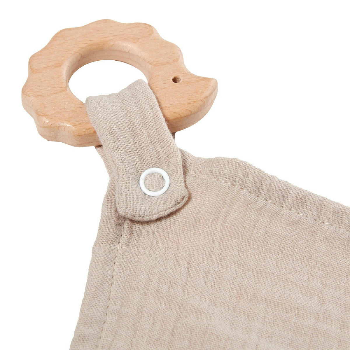 KUSCHELTUCH Musselin Igel Sand - Beige, Textil (30/1/30cm) - nordic coast company