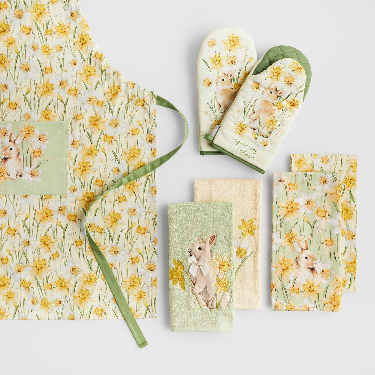 SCHÜRZE Daffelisbunny - Gelb, Textil (70/85cm) - home&you