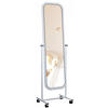 STANDSPIEGEL eckig 48/45/166 cm Metall weiß - Weiß, Metall (48/166/45cm) - CLP