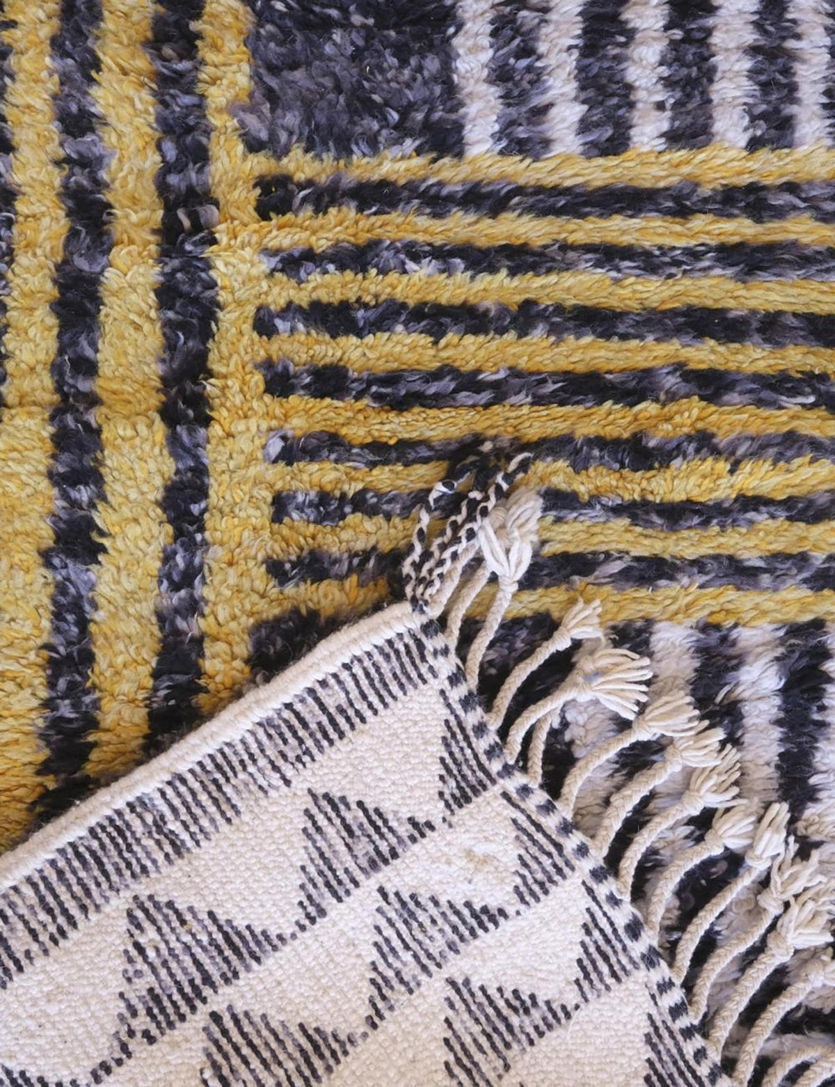 BERBERTEPPICH aus reiner Wolle 220x 311 cm - Grau, Naturmaterialien (220/311cm) - AFK Living