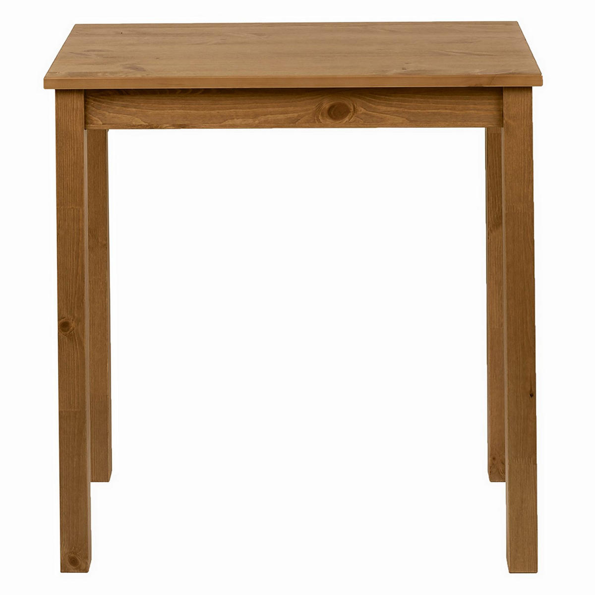 SCHREIBTISCH Massivholz 38/75/75 cm - Braun, Holz (38/75/75cm) - hagge home