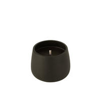 KERZEN CYRA - Zement - Schwarz - S - 18 Std. - Schwarz, Stein (14/11cm) - J-Line