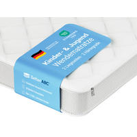 BETTEN-ABC Kidz-Duo Wendematratze mit waschbarem Bezug, Gesamthöhe ca. 14 cm - Weiß, Textil (100/200cm) - Betten-ABC