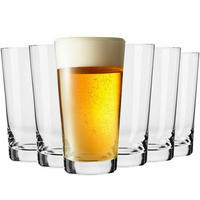WEIZENBIER GLÄSER 6er-Set, 530 ml - Transparent, Glas (0.53L) - Krosno Glass