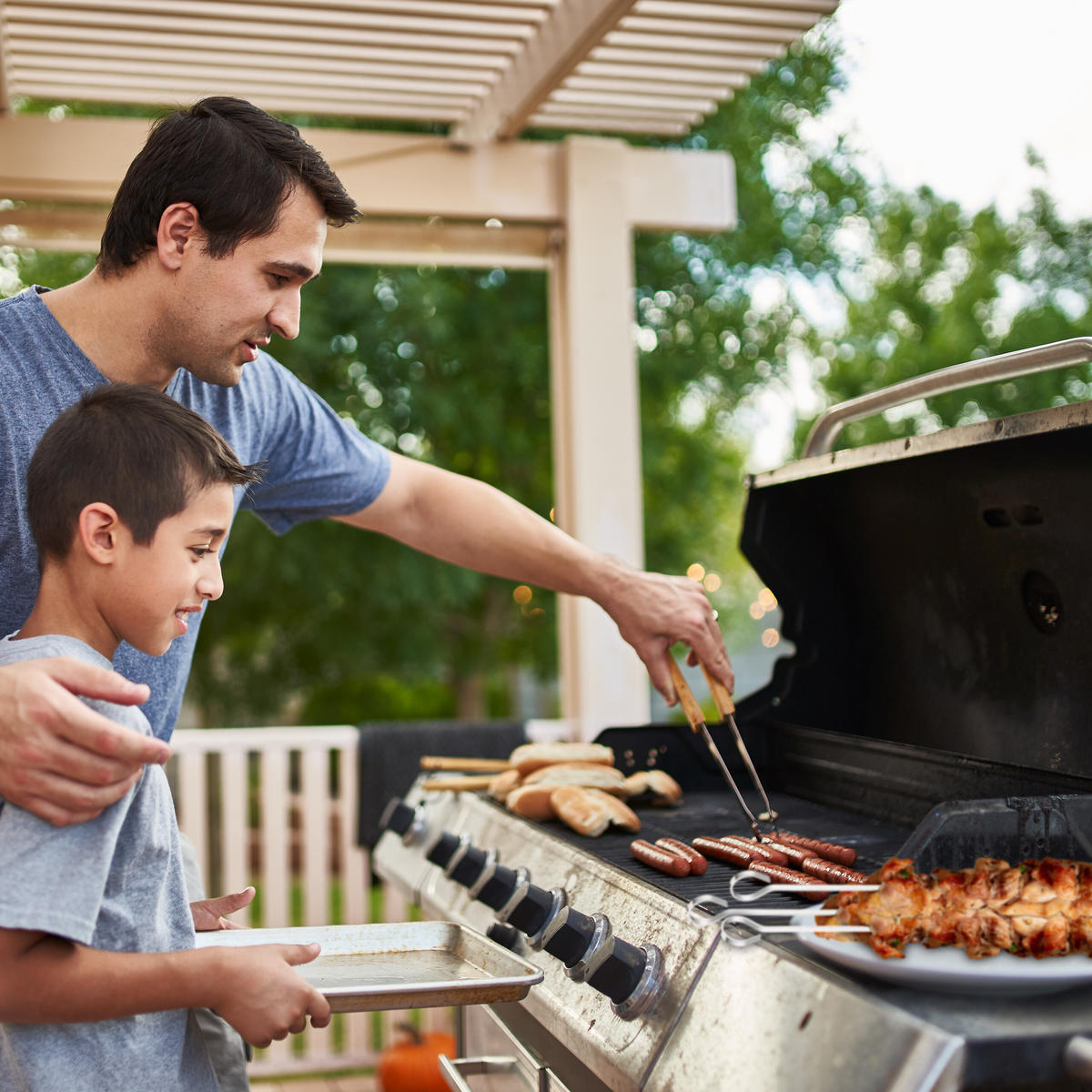 20XGRILLSPIESS - Multicolor, Textil/Metall (0.5cm) - Relaxdays