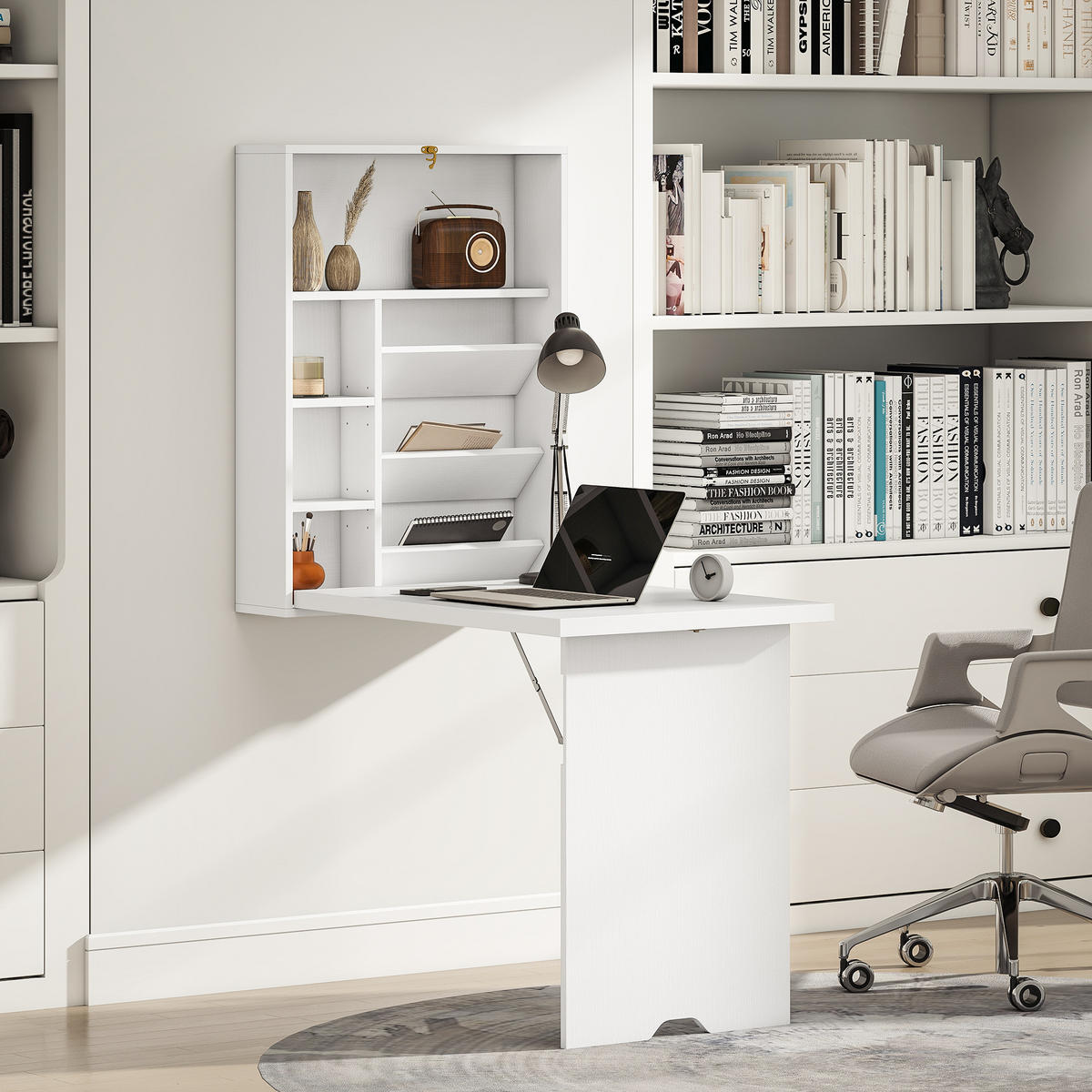 BÜROTISCH Weiß 1 Stück - Weiß, Holzwerkstoff (60/147/93.8cm) - GiPP