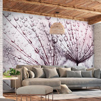 VLIESTAPETE Grau 400/280 cm - Pink/Grau, Textil (400/1cm) - KUNSTLOFT