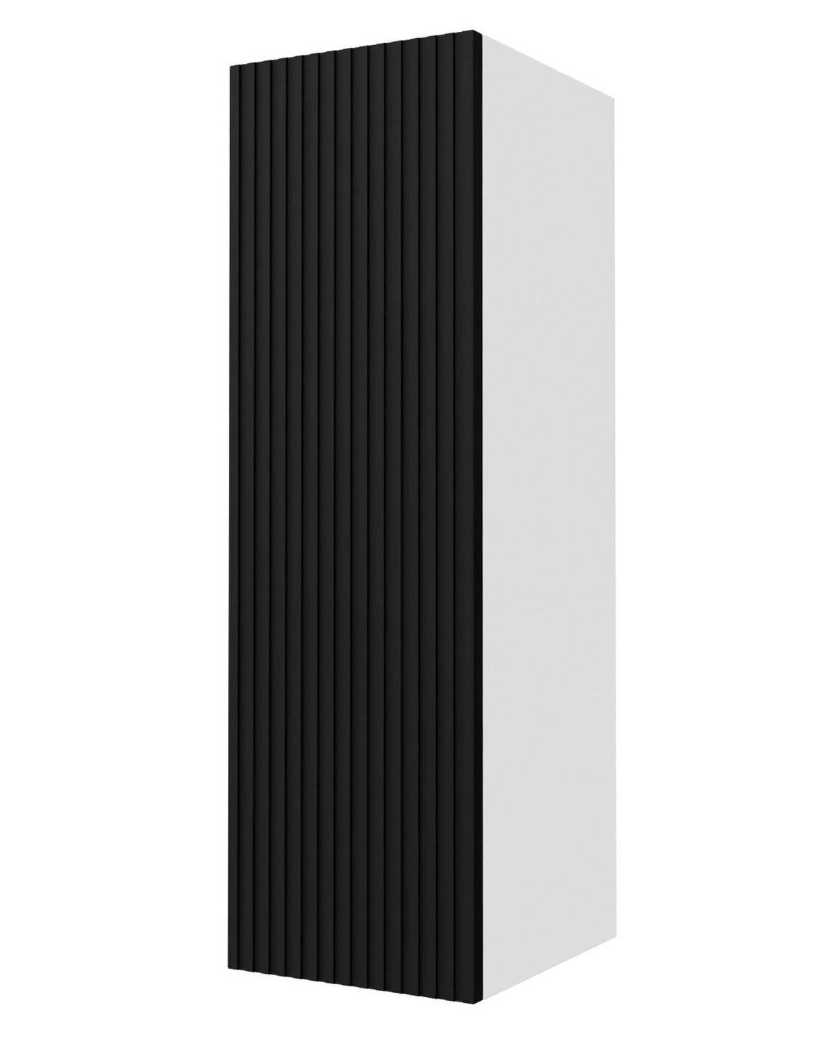 KÜCHENHÄNGESCHRANK Lamello W4/30 Schwarz Matt / Weiß 30 / 32,5 / 96cm - Schwarz/Weiß, Holz/Holzwerkstoff (30/96/32.5cm) - Feldmann-Wohnen