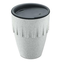 BECHER Connect Coffee Organic grey 300 ml 8,3/8,3/10,4 cm - Grau, Kunststoff (0.3L) - KOZIOL